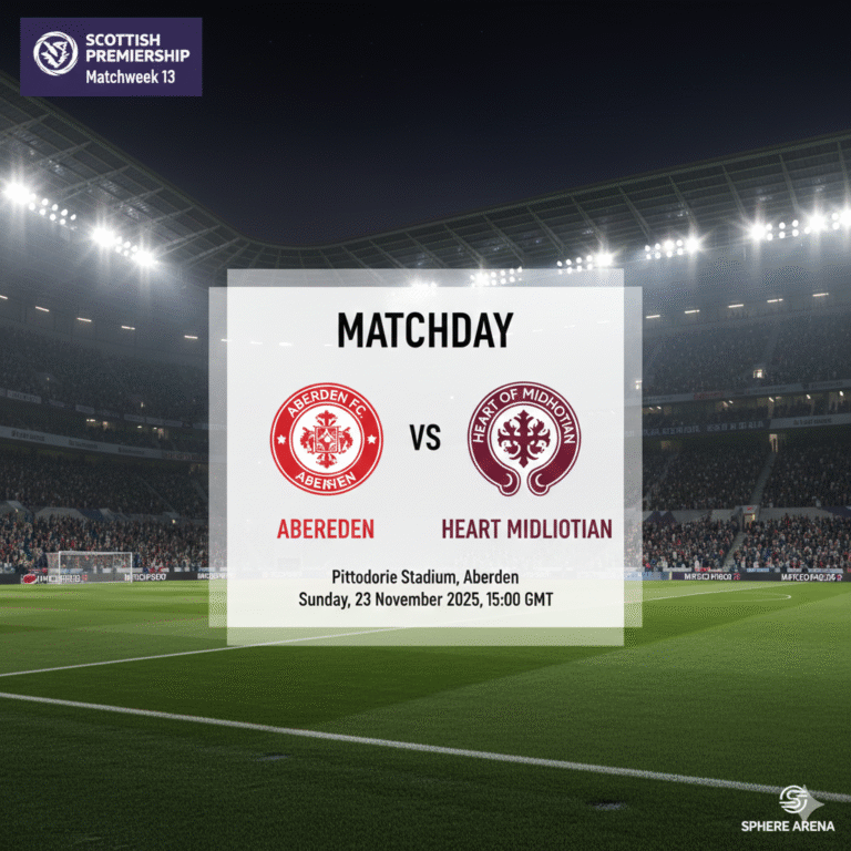 Aberdeen vs Hearts: Preview, Prediction & Lineups | Scottish Premiership 2025/26