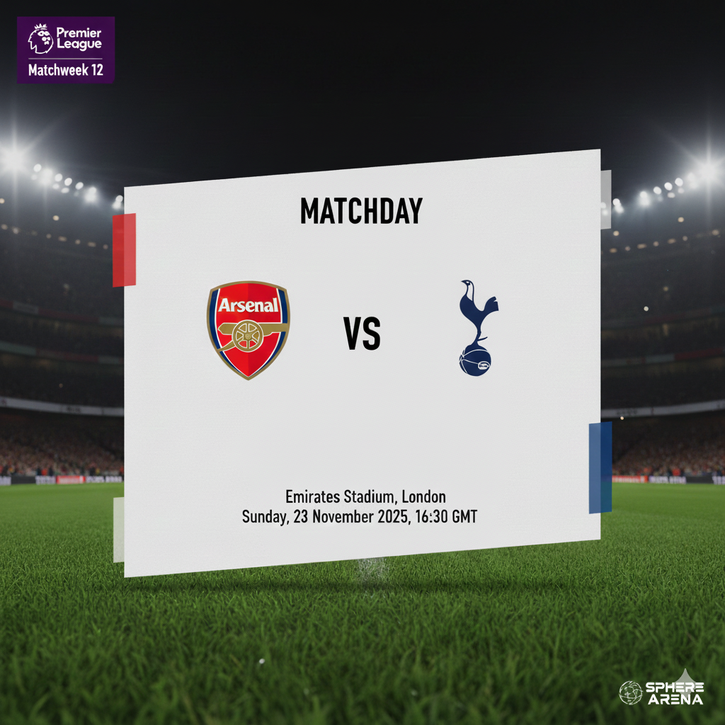 Arsenal vs Tottenham: Preview, Prediction & Lineups | Premier League 2025/26