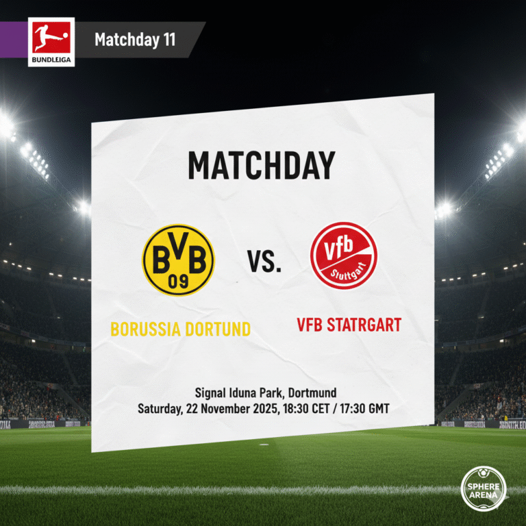 Borussia Dortmund vs VfB Stuttgart Preview, Prediction & Lineups Bundesliga 2025/26