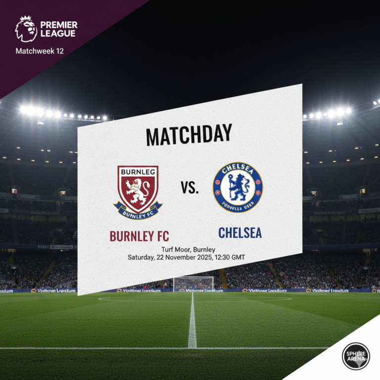 Burnley vs Chelsea Preview, Prediction & Lineups Premier League 2025/26