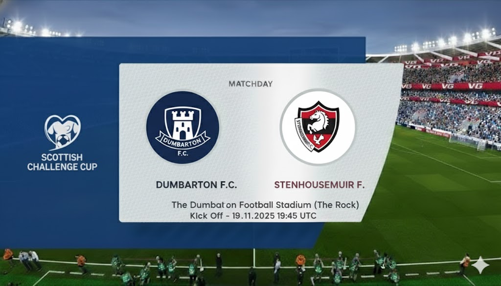Dumbarton vs Stenhousemuir — Preview & Prediction Scottish Challenge Cup 2025