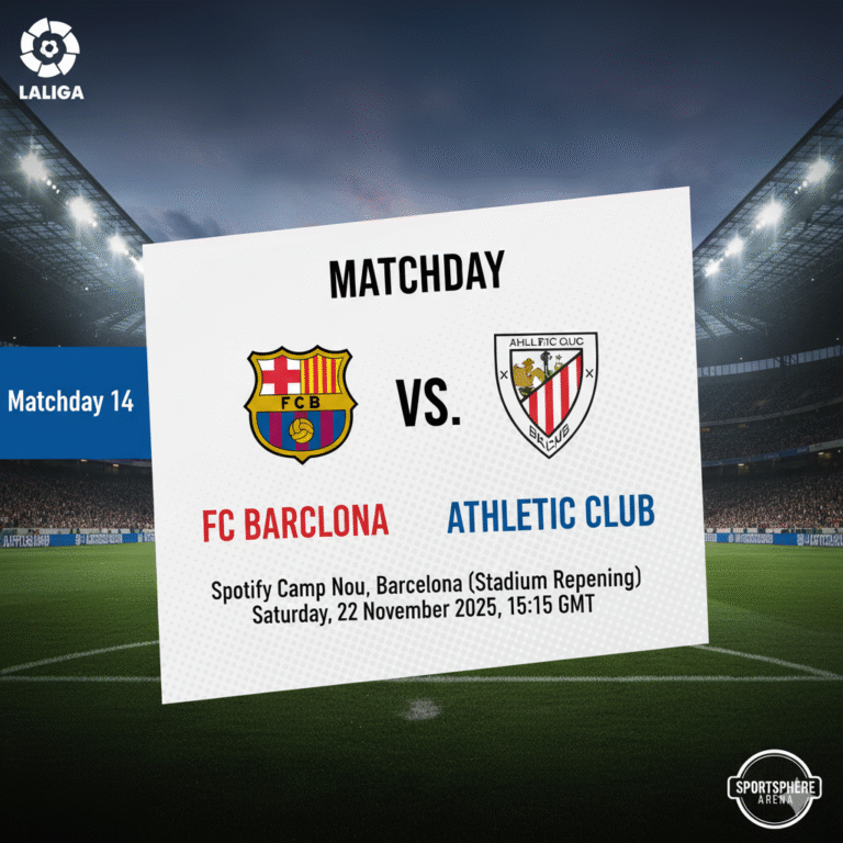FC Barcelona vs Athletic Club Preview, Prediction & Lineups La Liga 2025/26