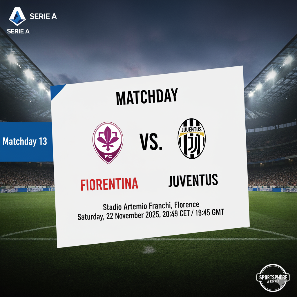 Fiorentina vs Juventus Preview, Prediction & Lineups Serie A 2025/26