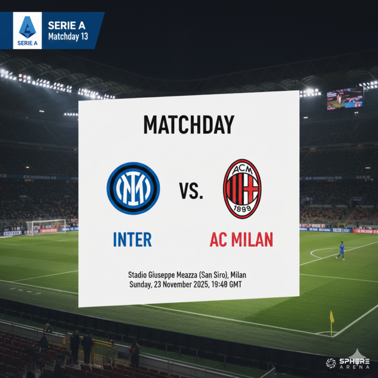 Inter Milan vs AC Milan Preview, Prediction & Lineups Serie A 2025/26