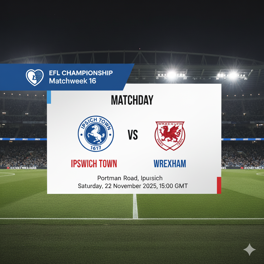 Ipswich Town vs Wrexham Preview, Prediction & Lineups Championship 2025/26