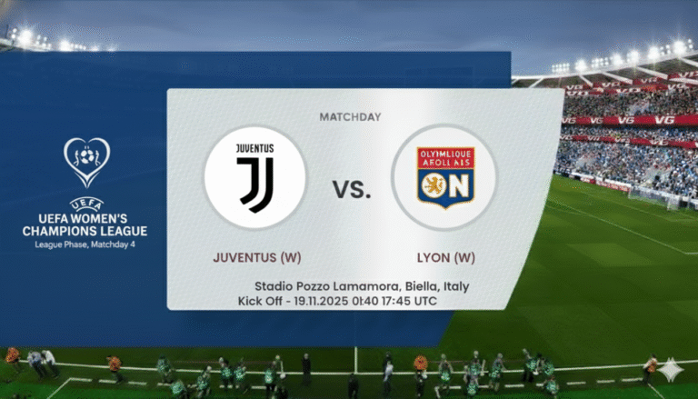 Juventus (W) vs Lyon (W) — Preview & Prediction UEFA Women's Champions League 2025/26