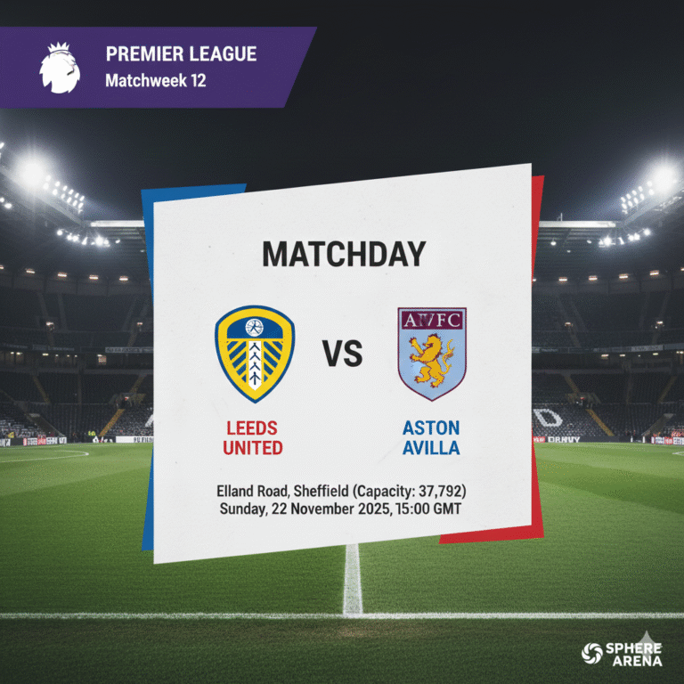 Leeds United vs Aston Villa Preview, Prediction & Lineups Premier League 2025/26