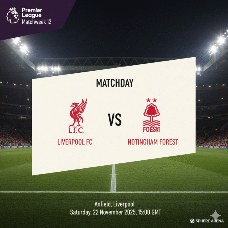 Liverpool vs Nottingham Forest Preview, Prediction & Lineups Premier League 2025/26