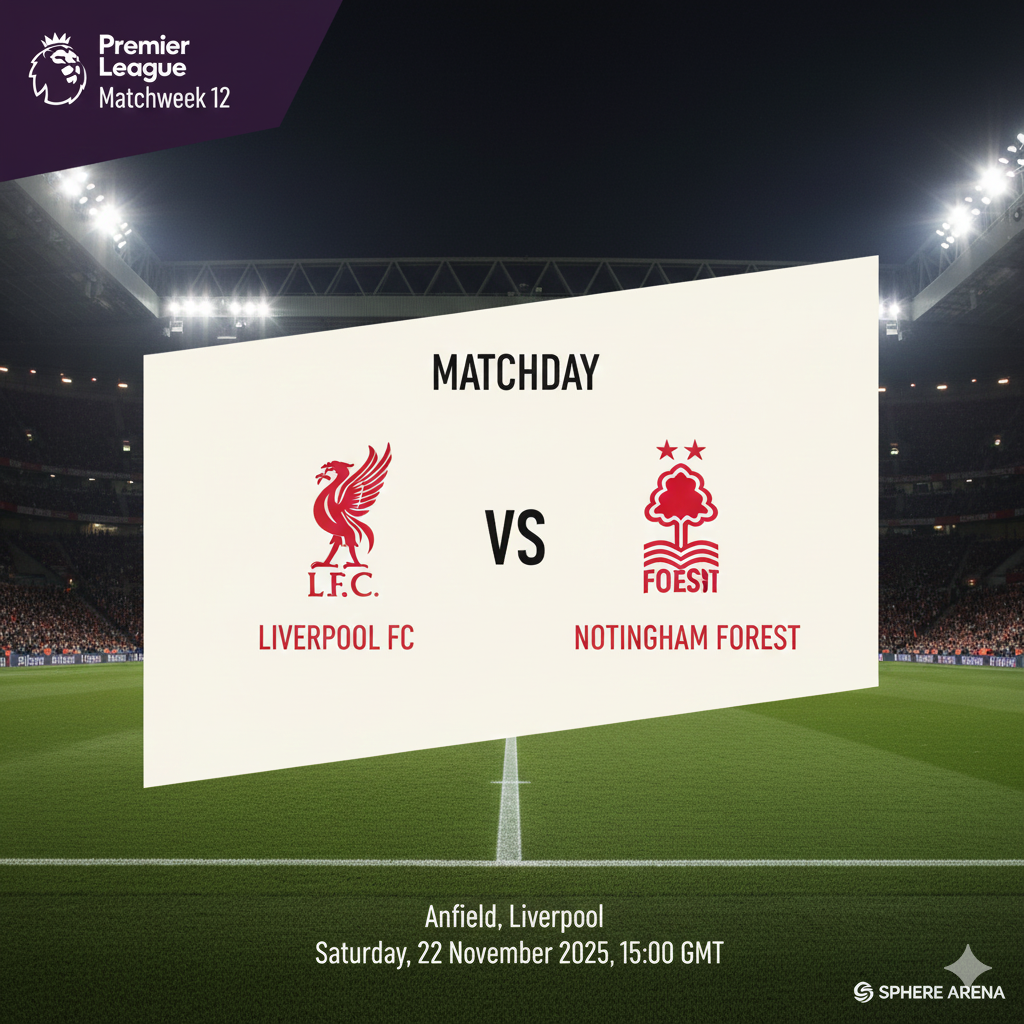 Liverpool vs Nottingham Forest Preview, Prediction & Lineups Premier League 2025/26