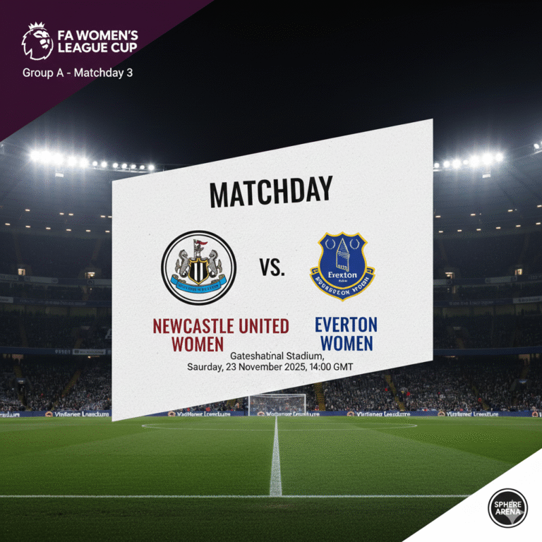 Newcastle United Women vs Everton Women Preview, Prediction & Lineups FA Women's League Cup 2025/26