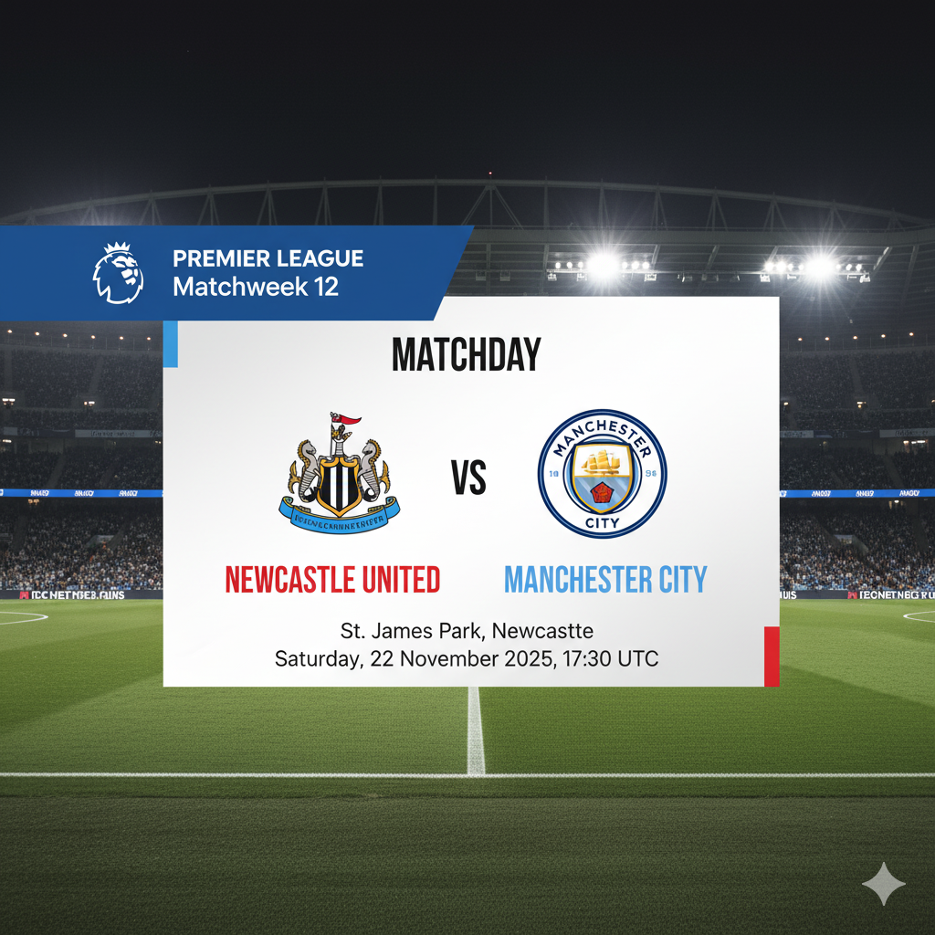 Newcastle United vs Manchester City — Preview & Prediction Premier League 2025/26