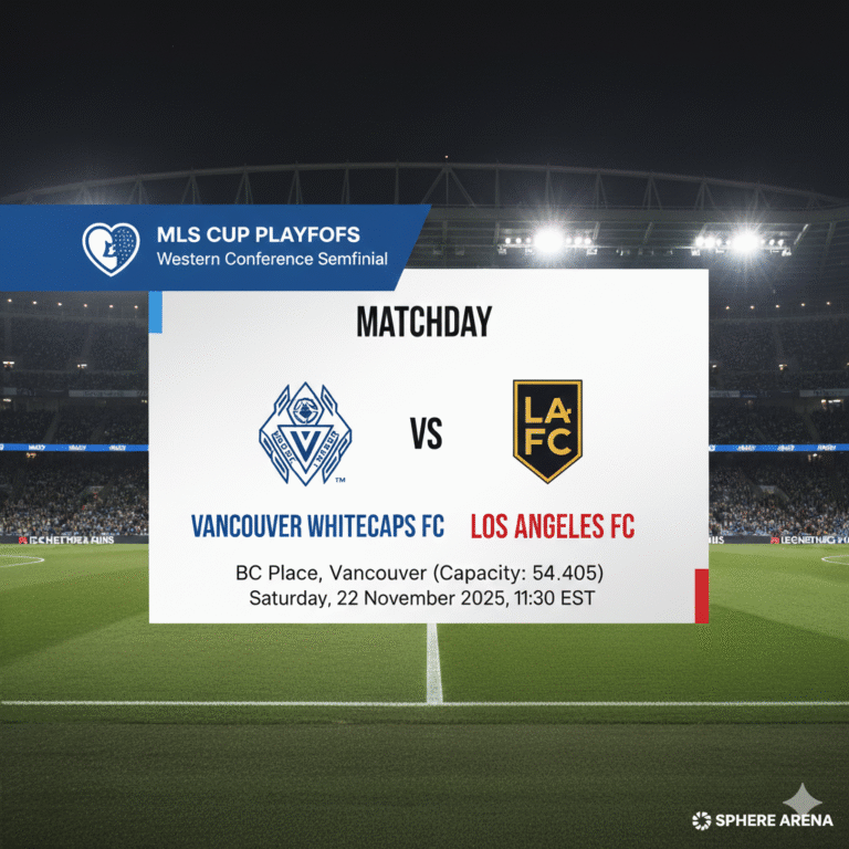 Vancouver Whitecaps vs Los Angeles FC: Preview, Prediction & Lineups | MLS Cup Playoffs 2025/26
