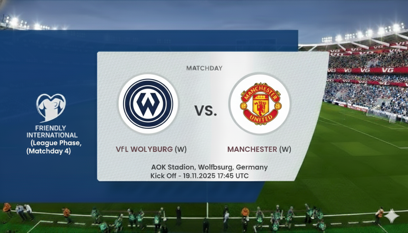 Wolfsburg (W) vs Manchester United (W) — Preview & Prediction UEFA Women's Champions League 202526