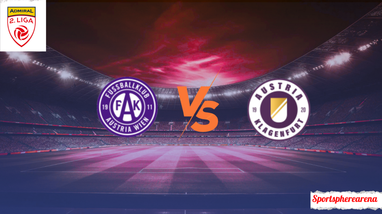 Austria Vienna (Am) vs Austria Klagenfurt: Prediction, Lineups & Kickoff Time | Austria 2. Liga 2025/26