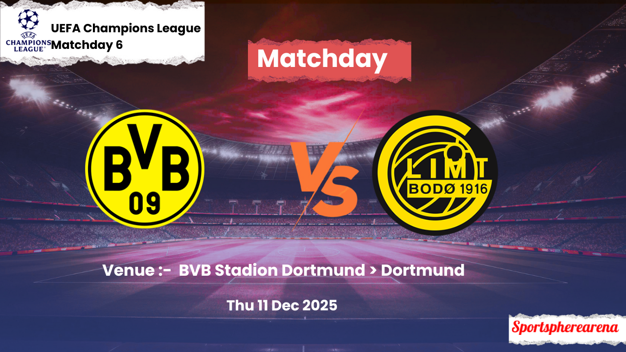 Borussia Dortmund vs Bodø/Glimt: Prediction, Lineups & Kickoff Time | UEFA Champions League 2025/26