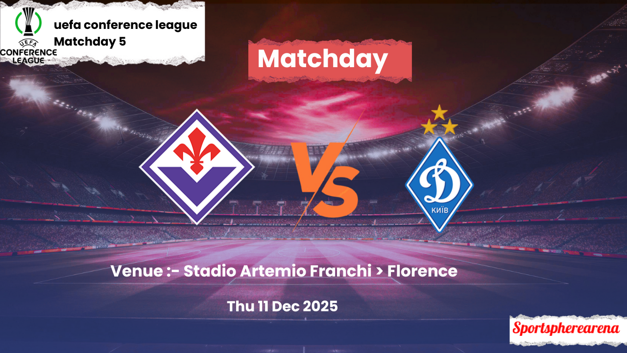Fiorentina vs Dynamo Kyiv: Prediction, Lineups & Kickoff Time | UEFA Conference League 2025/26