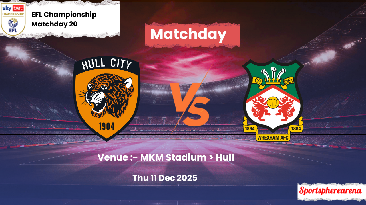 Hull City vs Wrexham: Prediction, Lineups & Kickoff Time | EFL Championship 2025/26