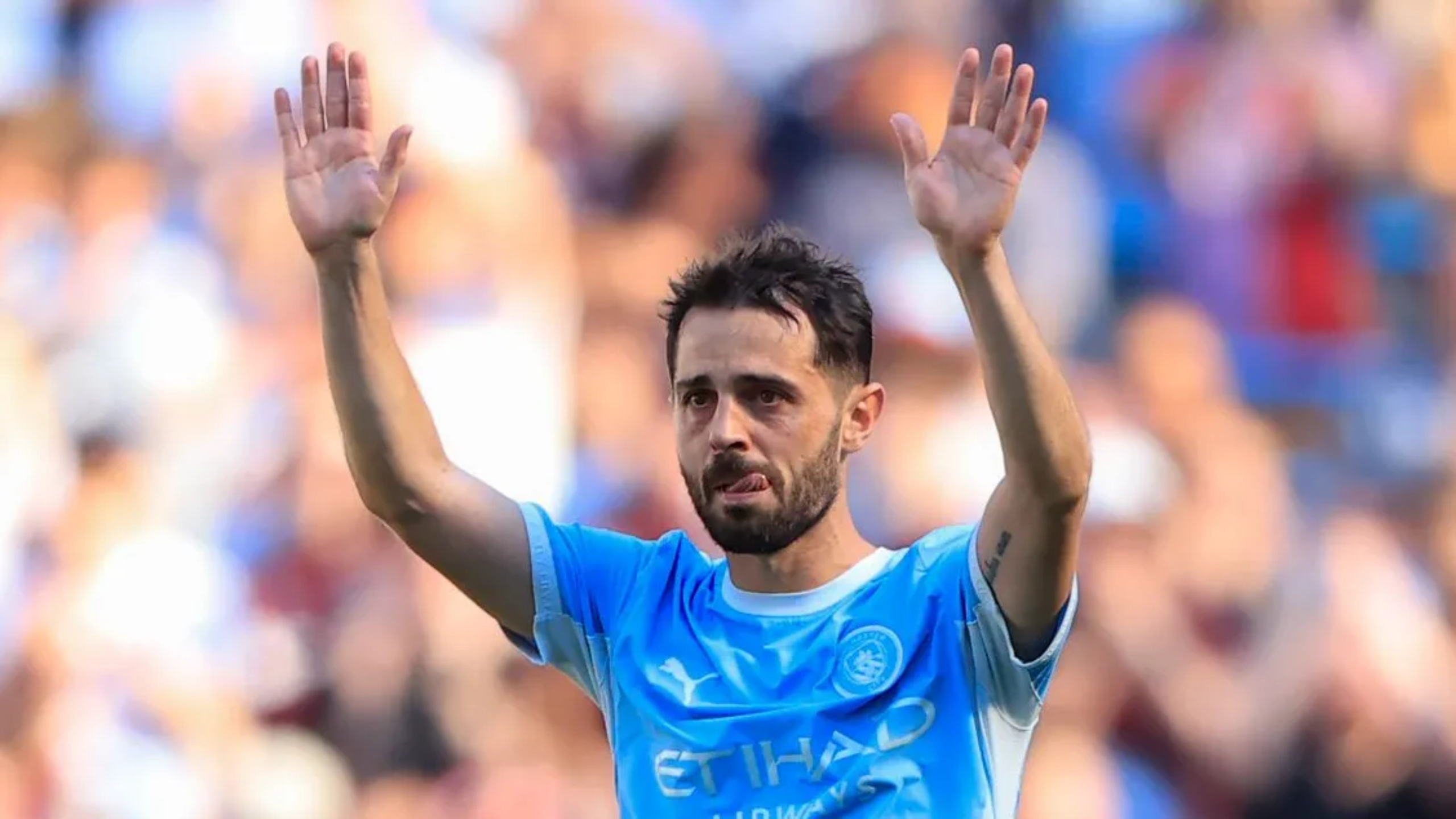 Bernardo Silva in action for Manchester City during his final season at the Etihad Stadium, 2025/26