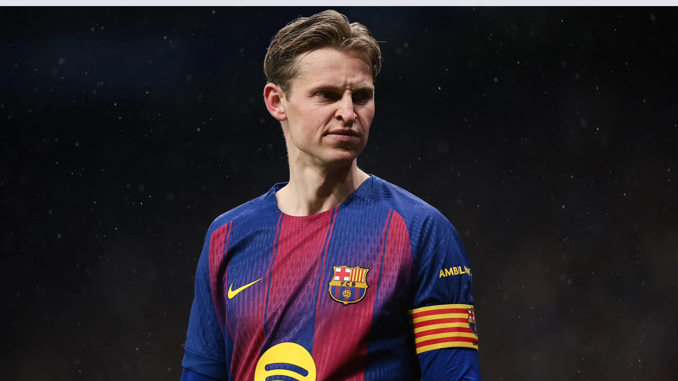 Frenkie de Jong in action for Barcelona in La Liga during the 2025/26 season