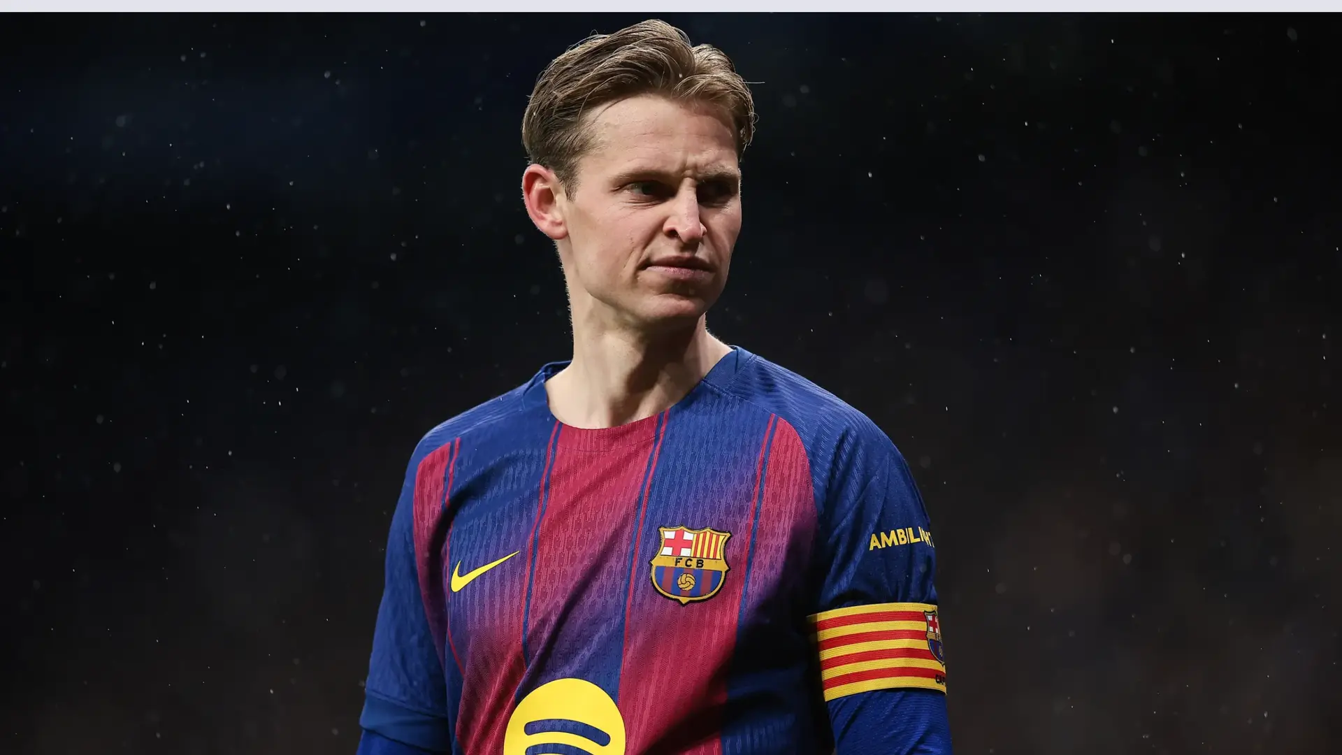 Frenkie de Jong in action for Barcelona in La Liga during the 2025/26 season