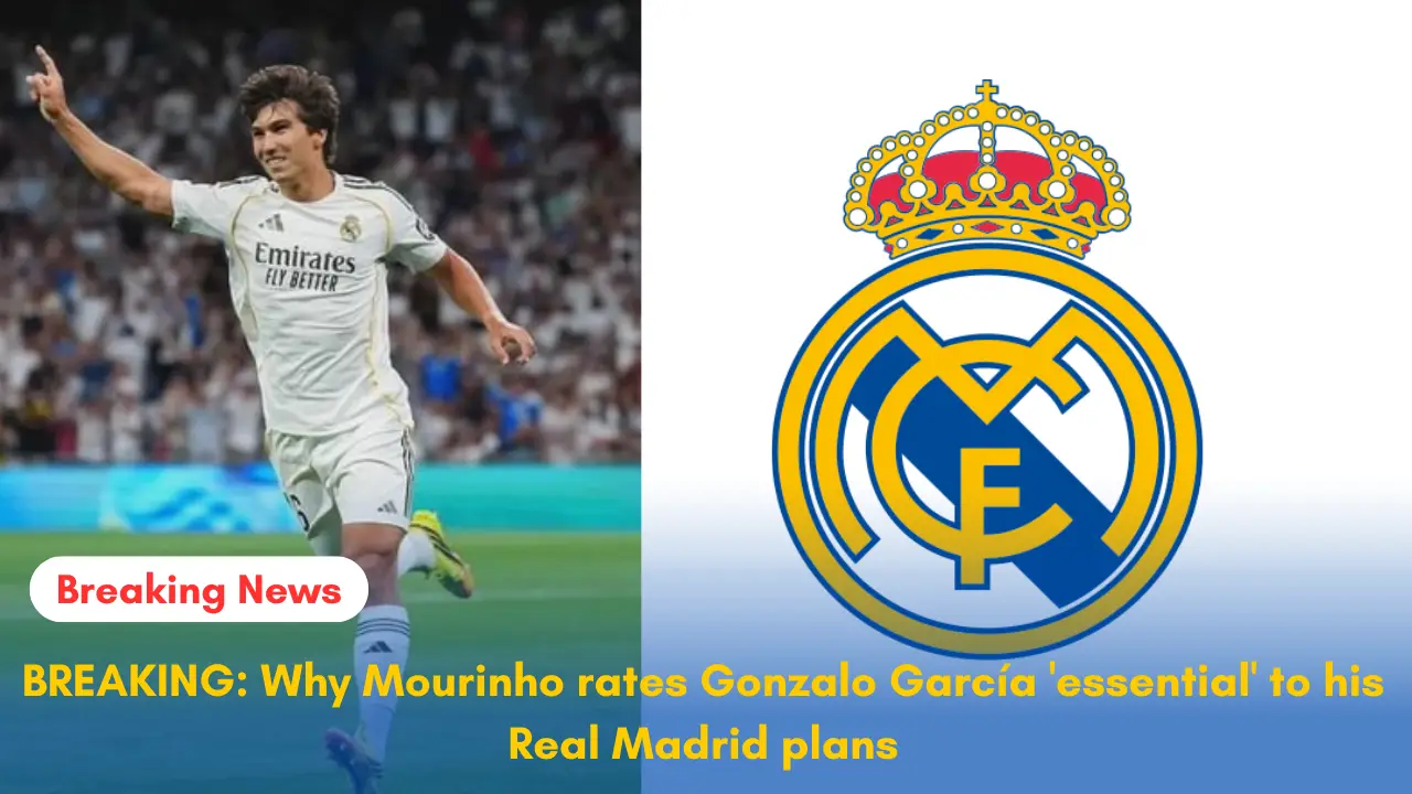 Gonzalo García in Real Madrid training gear during José Mourinho's first pre-season session