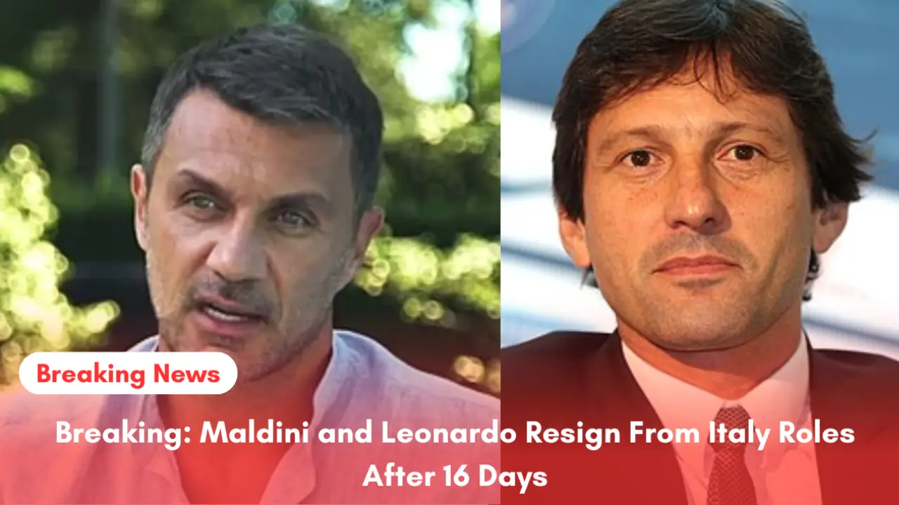 Paolo Maldini, who resigned as Italy's FIGC technical director after 16 days in July 2026