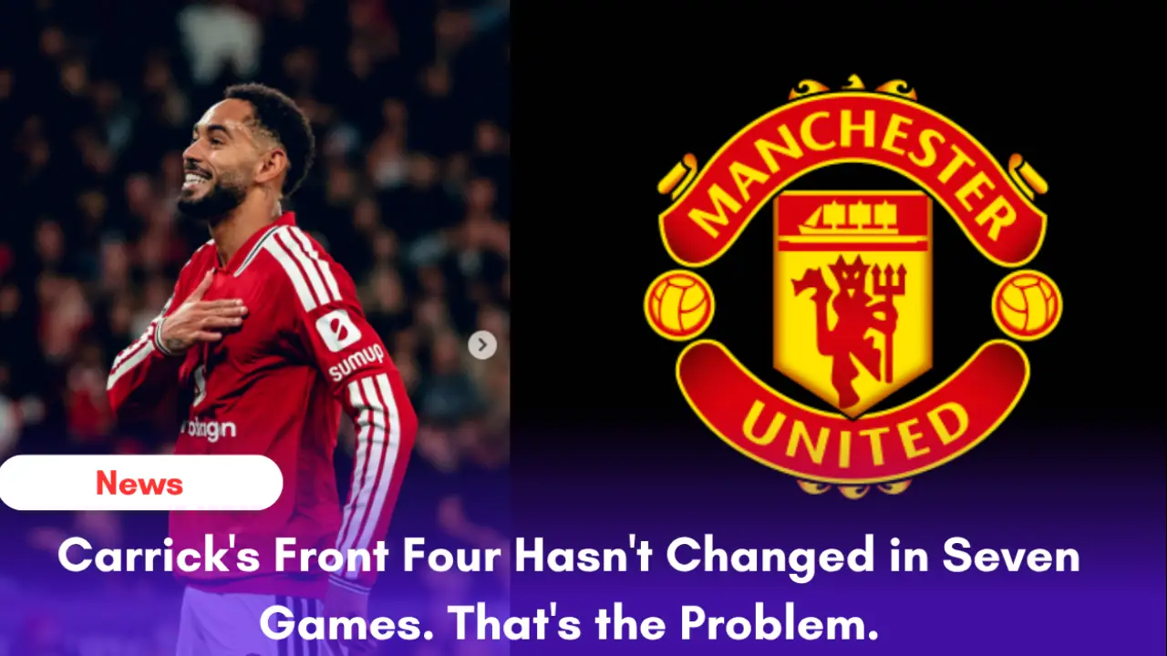 "Matheus Cunha and Bruno Fernandes of Manchester United during a stagnant attacking display"