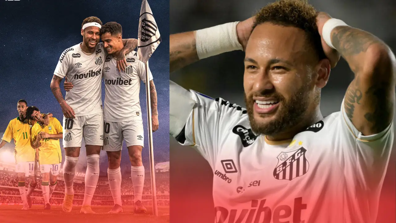Philippe Coutinho reunites with Neymar at Santos